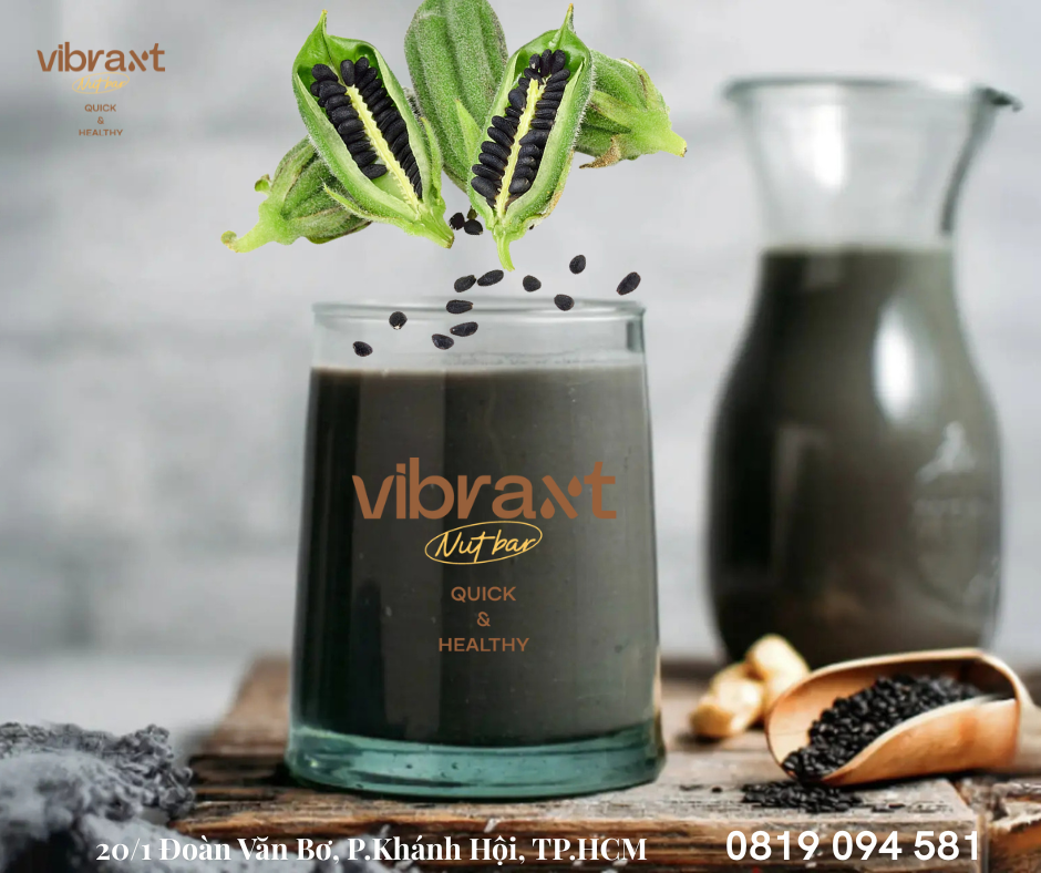 [Món mới] Sữa hạt mè đen nguyên vị lành